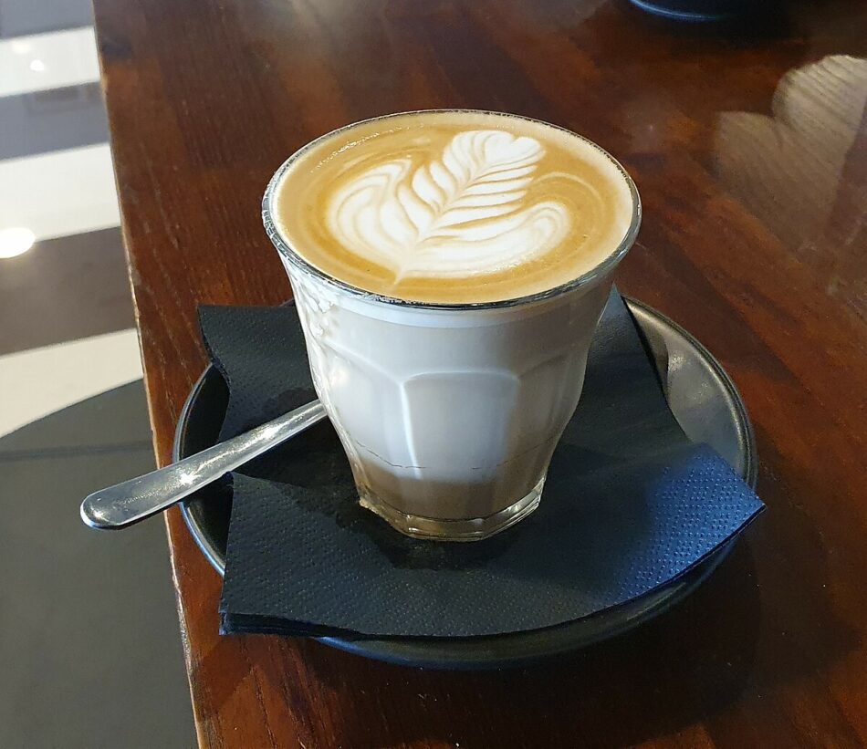1776837285 Caffe Latte At Pulse Cafe 950x821 at The Lagoon Restaurant Sharjah
