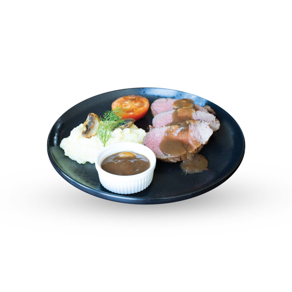 1776840004 Steak With Mushroom Sauce 950x950 at The Lagoon Restaurant Sharjah